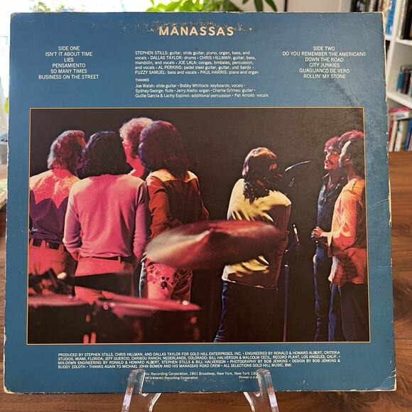 Stephen Stills Manassas Down The Road Vinyl LP 1973 Atlantic SD 7250 - Picture 13 of 13